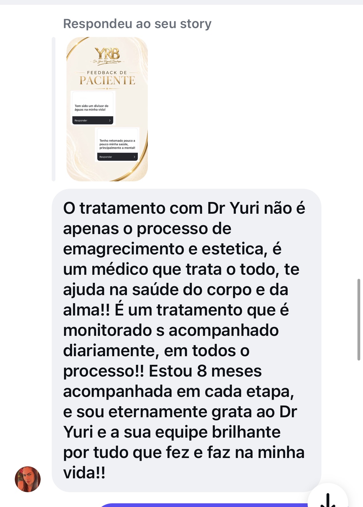 Avaliação de paciente